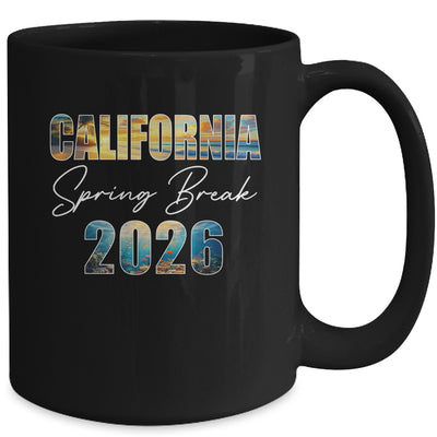 California Spring Break 2026 Summer Vacation Beach Mug | teecentury