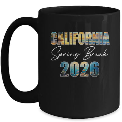 California Spring Break 2026 Summer Vacation Beach Mug | teecentury