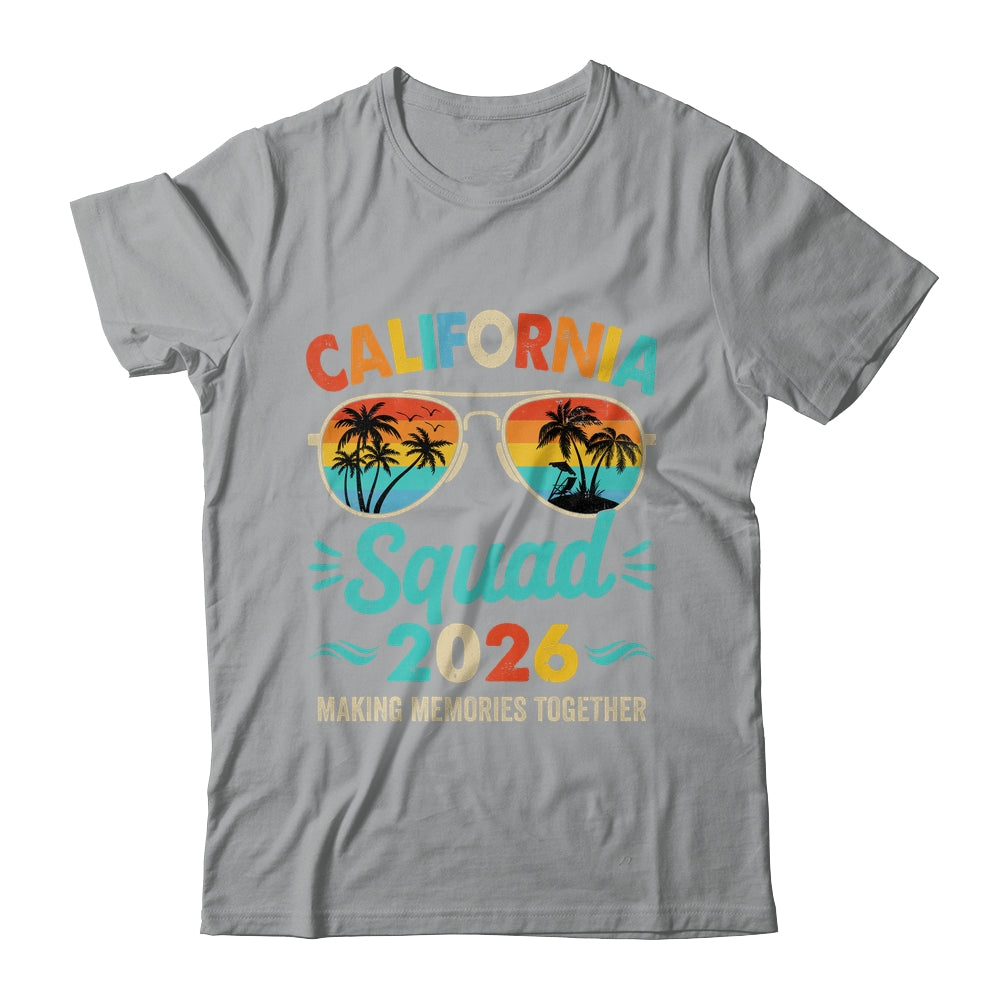 California Squad 2026 Vacation Friends Family Matching Group Shirt & Tank Top | teecentury