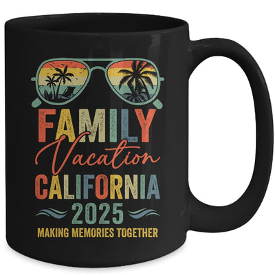 California Vacation 2025 Matching Family Group Summer Mug | teecentury