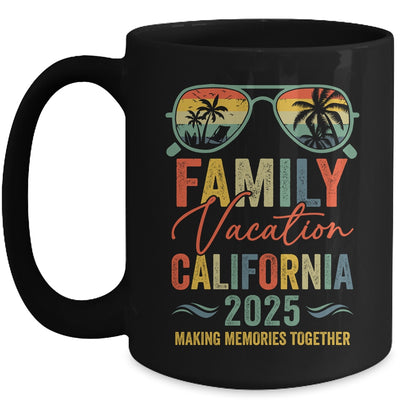 California Vacation 2025 Matching Family Group Summer Mug | teecentury
