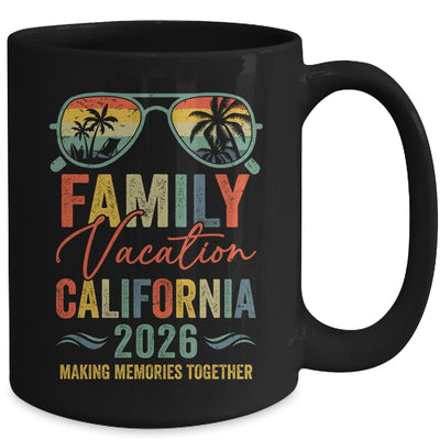 California Vacation 2026 Matching Family Group Summer Mug | teecentury