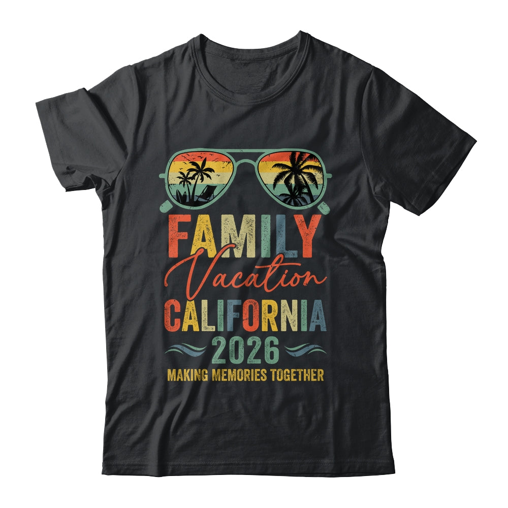 California Vacation 2026 Matching Family Group Summer Shirt & Tank Top | teecentury