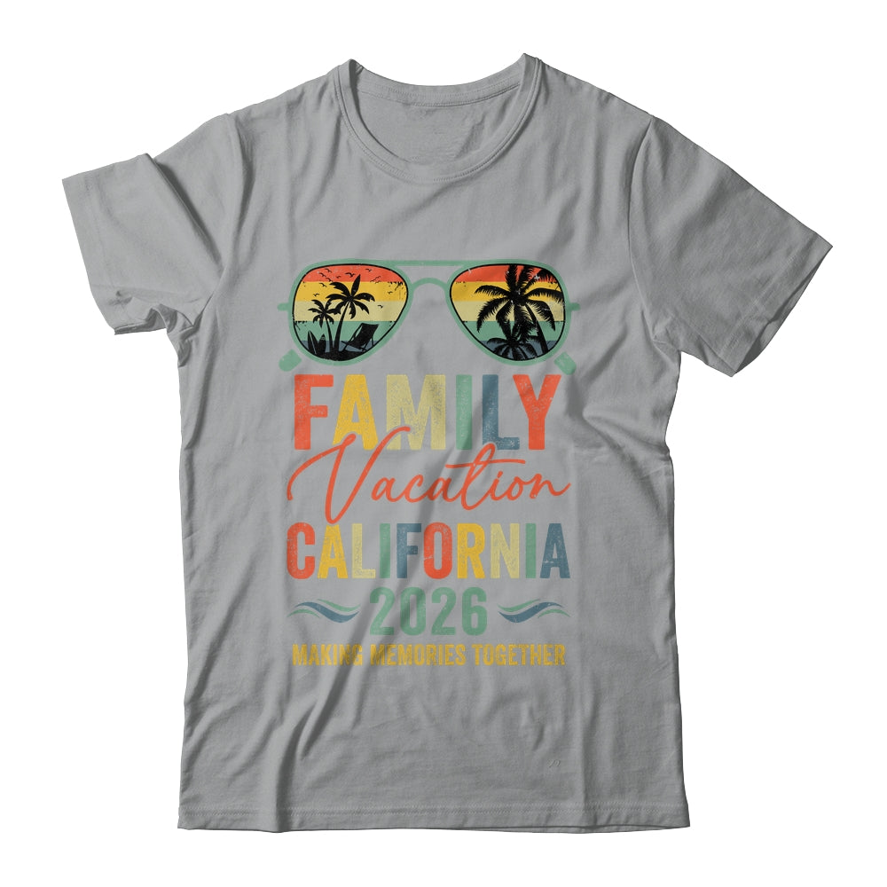 California Vacation 2026 Matching Family Group Summer Shirt & Tank Top | teecentury