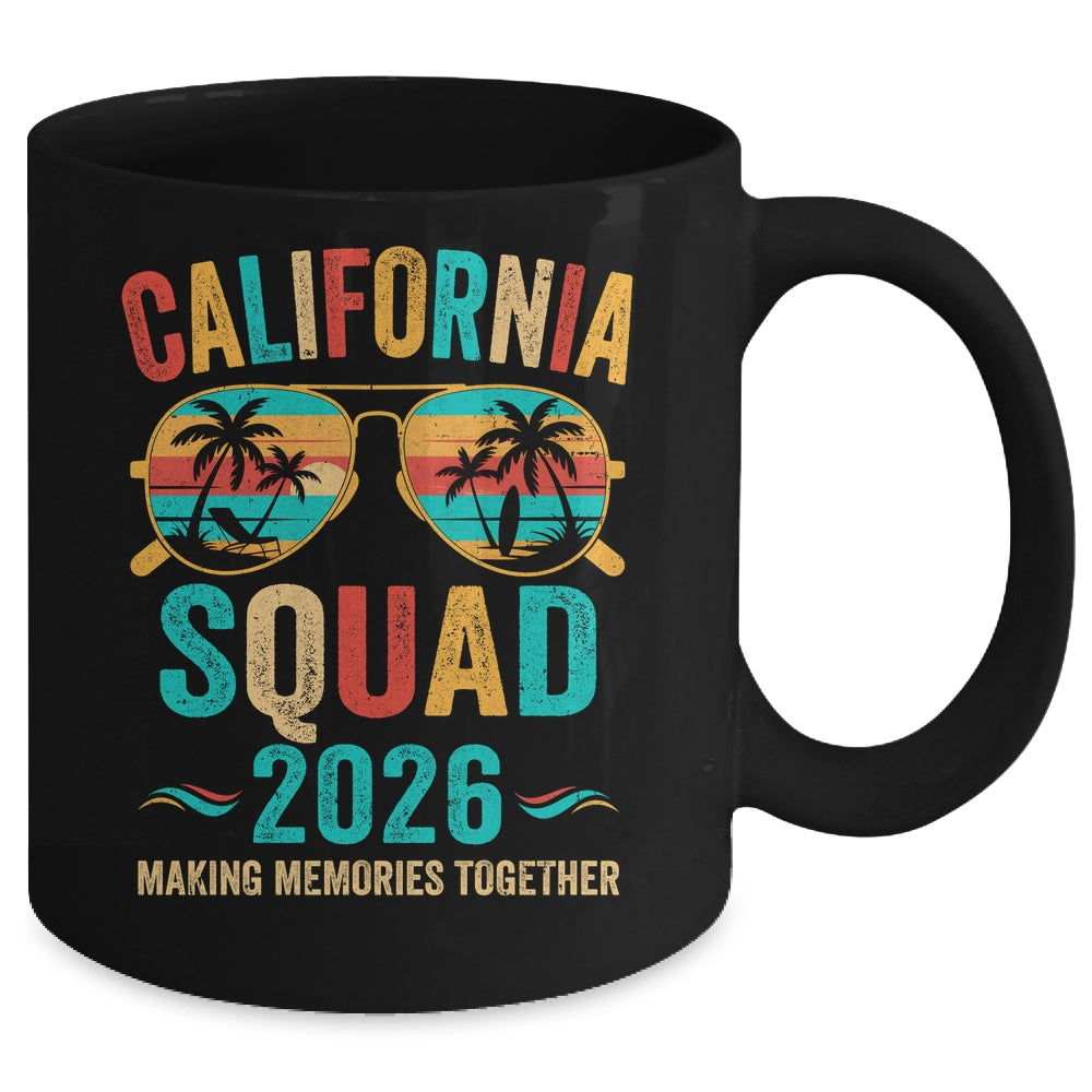 California Vacation Squad 2026 Family Matching Vintage Mug | teecentury
