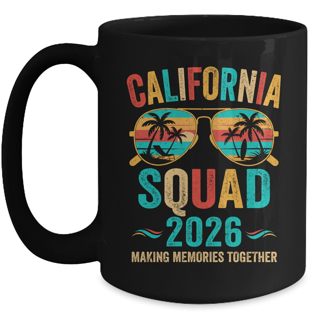California Vacation Squad 2026 Family Matching Vintage Mug | teecentury