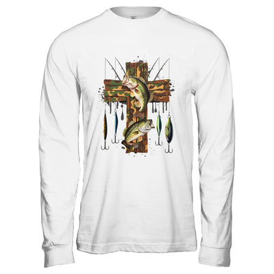 Camo Cross Fishing Christian Fishers Of Men Bible Faith Fish Shirt & Hoodie | teecentury
