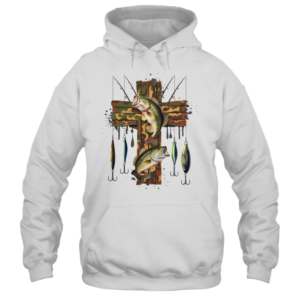 Camo Cross Fishing Christian Fishers Of Men Bible Faith Fish Shirt & Hoodie | teecentury