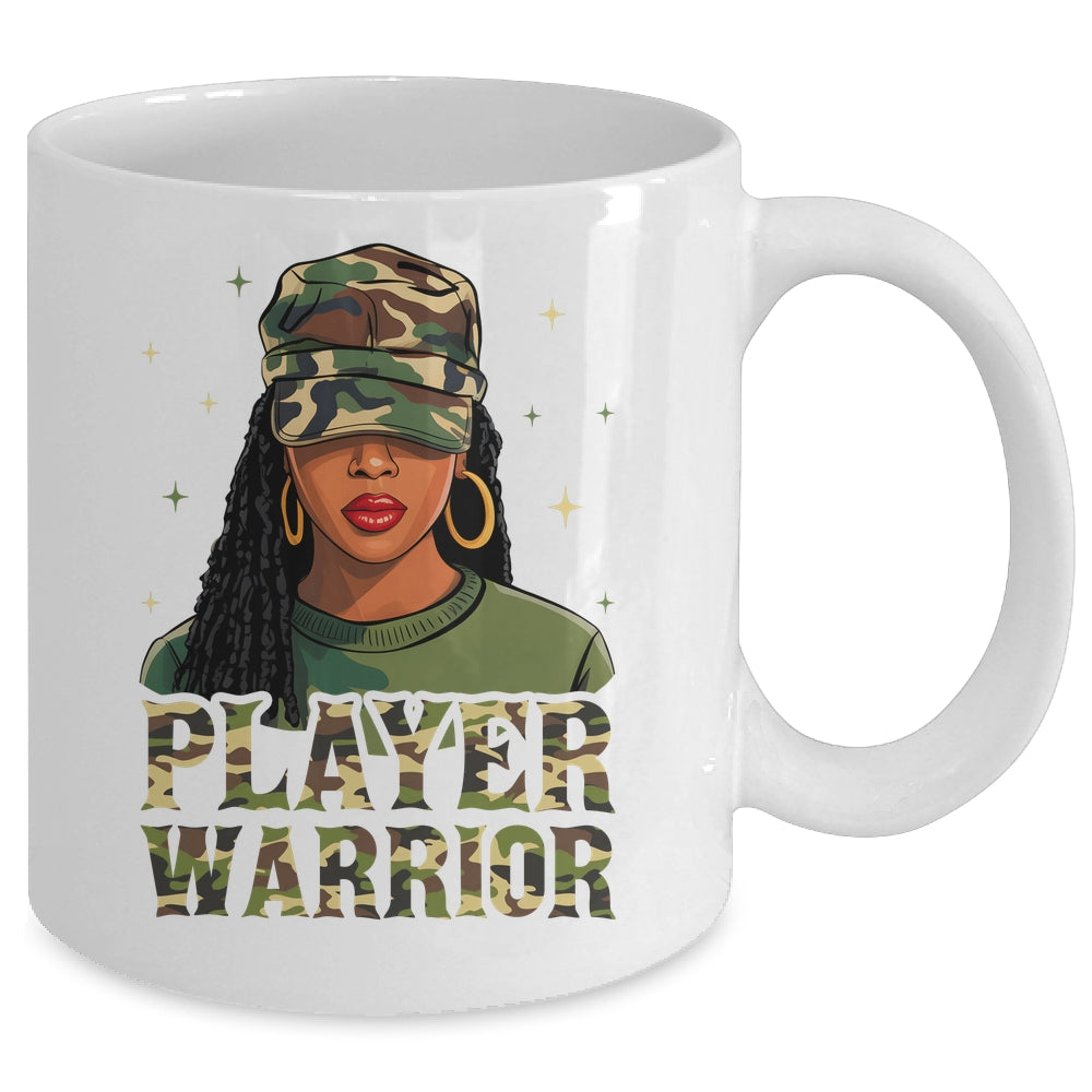 Camo Hat Prayer Warrior God Jesus Christian Black Girl Women Mug | teecentury