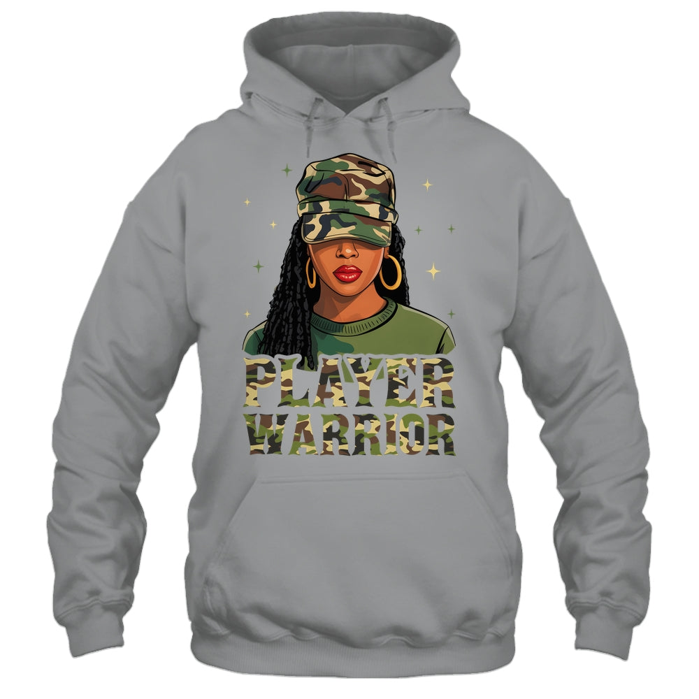Camo Hat Prayer Warrior God Jesus Christian Black Girl Women Shirt & Tank Top | teecentury