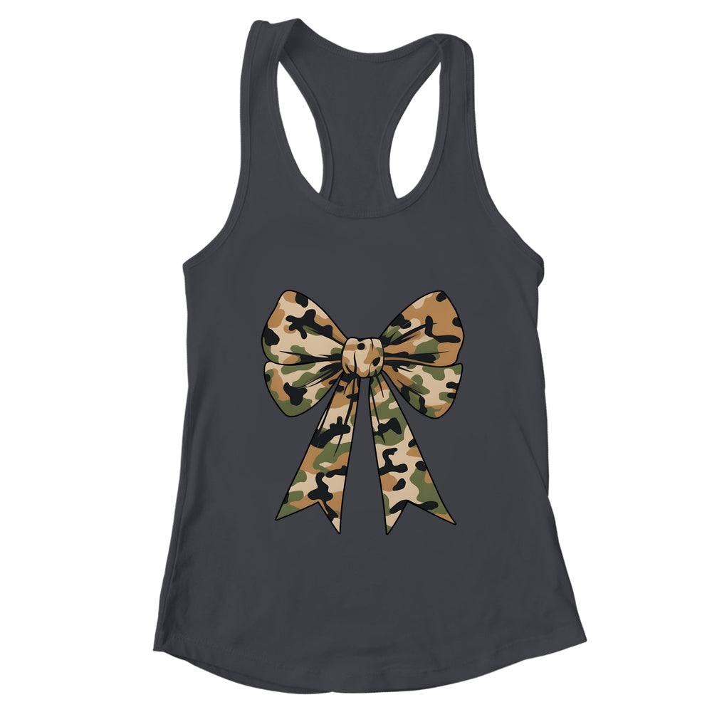 Camouflage Old Camo Bow Camo Coquette Bow Hunting Girl Women Shirt & Tank Top | teecentury