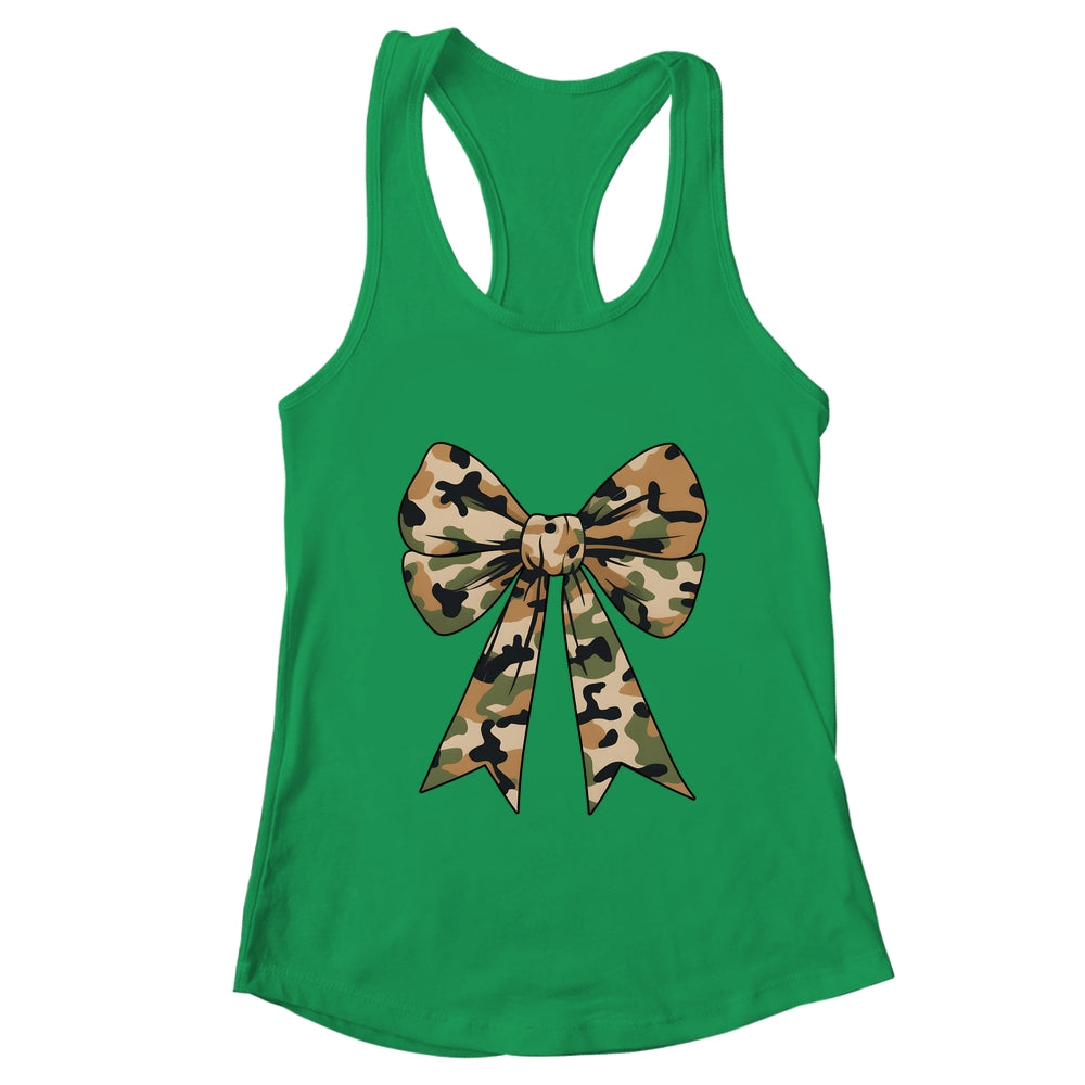 Camouflage Old Camo Bow Camo Coquette Bow Hunting Girl Women Shirt & Tank Top | teecentury
