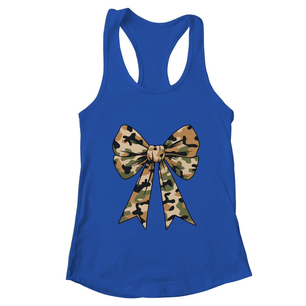 Camouflage Old Camo Bow Camo Coquette Bow Hunting Girl Women Shirt & Tank Top | teecentury