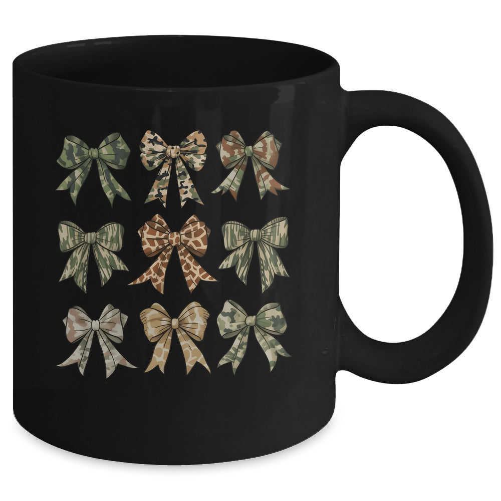 Camouflage Old Camo Bow Camo Coquette Bow Hunting Women Girl Mug | teecentury