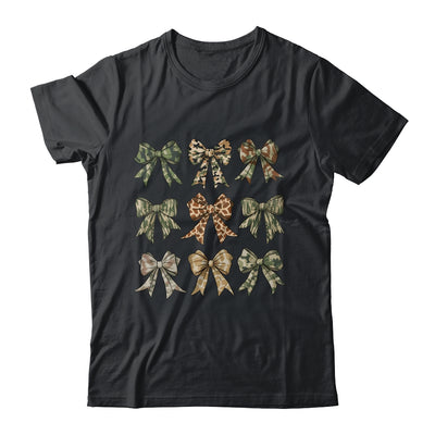 Camouflage Old Camo Bow Camo Coquette Bow Hunting Women Girl Shirt & Tank Top | teecentury
