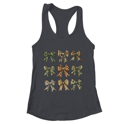 Camouflage Old Camo Bow Camo Coquette Bow Hunting Women Girl Shirt & Tank Top | teecentury