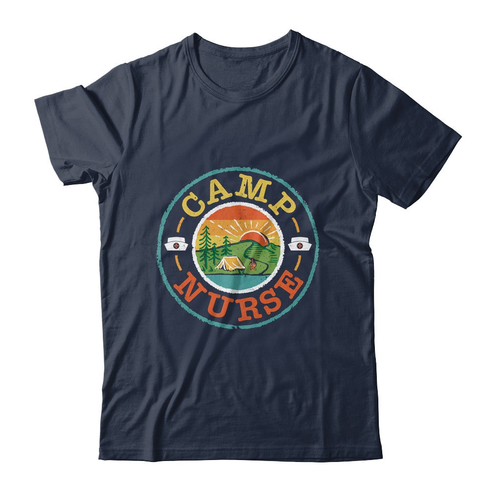 Camp Nurse Camping Nursing Registered Nurse Camper Shirt & Tank Top | teecentury