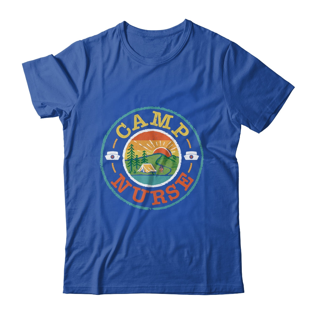 Camp Nurse Camping Nursing Registered Nurse Camper Shirt & Tank Top | teecentury