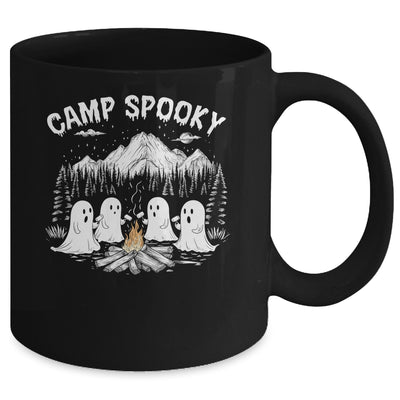 Camp Spooky Summerween Summer Halloween Cute Ghost Camping Mug | teecentury