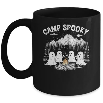 Camp Spooky Summerween Summer Halloween Cute Ghost Camping Mug | teecentury