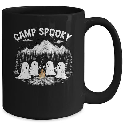 Camp Spooky Summerween Summer Halloween Cute Ghost Camping Mug | teecentury