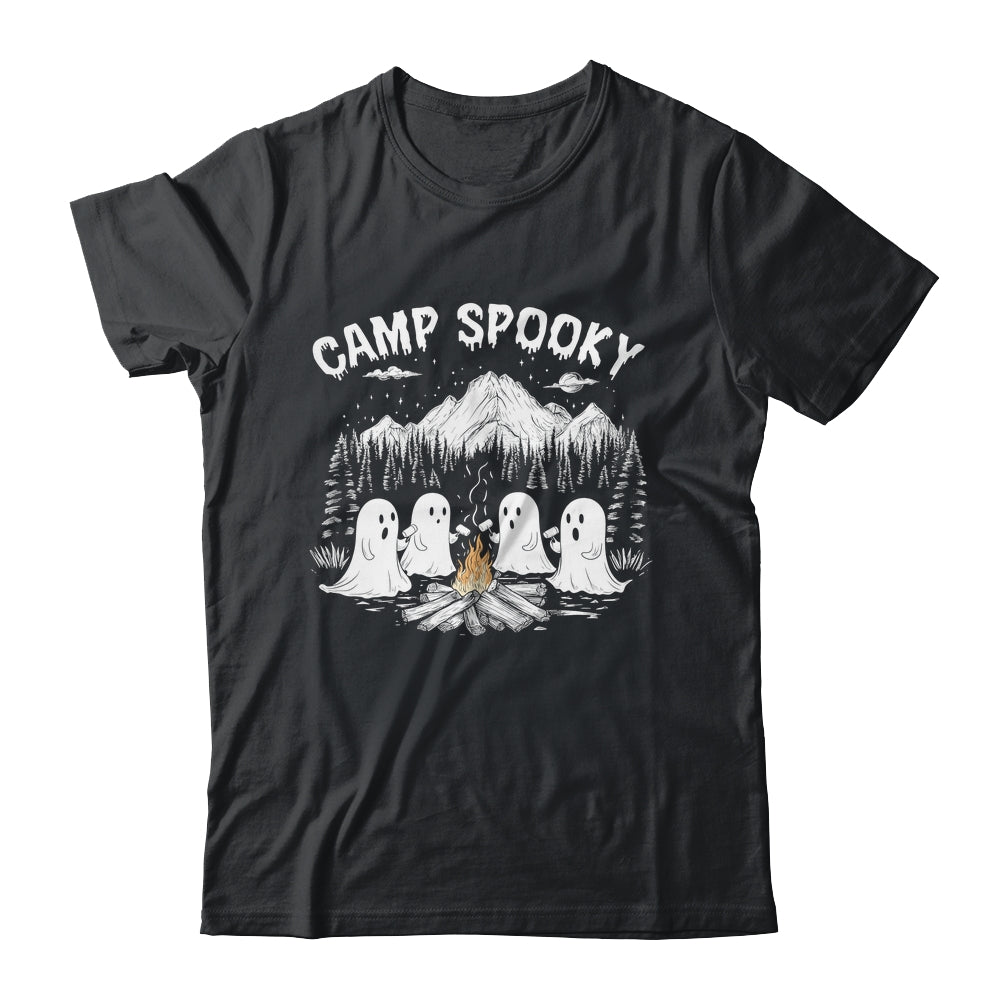 Camp Spooky Summerween Summer Halloween Cute Ghost Camping Shirt & Hoodie | teecentury