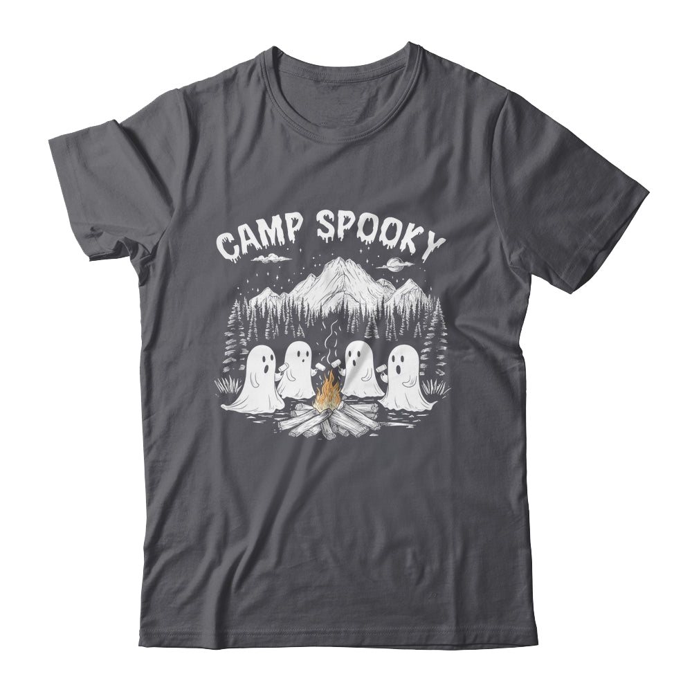 Camp Spooky Summerween Summer Halloween Cute Ghost Camping Shirt & Hoodie | teecentury