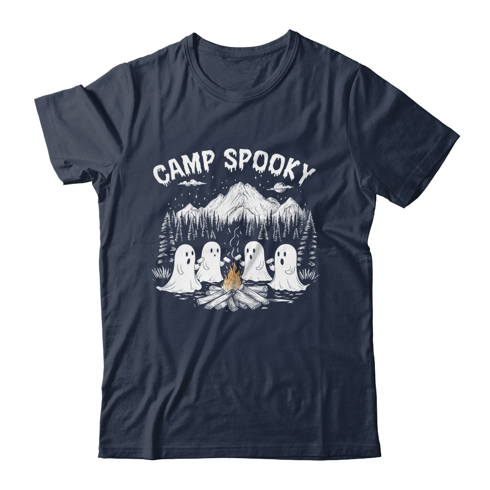 Camp Spooky Summerween Summer Halloween Cute Ghost Camping Shirt & Hoodie | teecentury