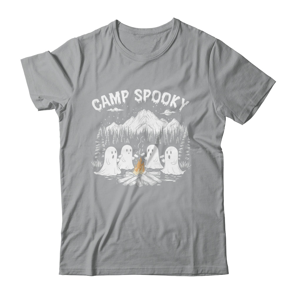 Camp Spooky Summerween Summer Halloween Cute Ghost Camping Shirt & Hoodie | teecentury