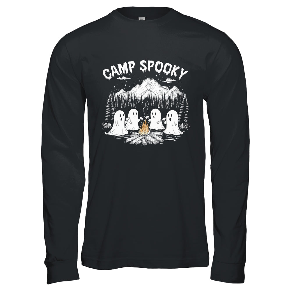 Camp Spooky Summerween Summer Halloween Cute Ghost Camping Shirt & Hoodie | teecentury