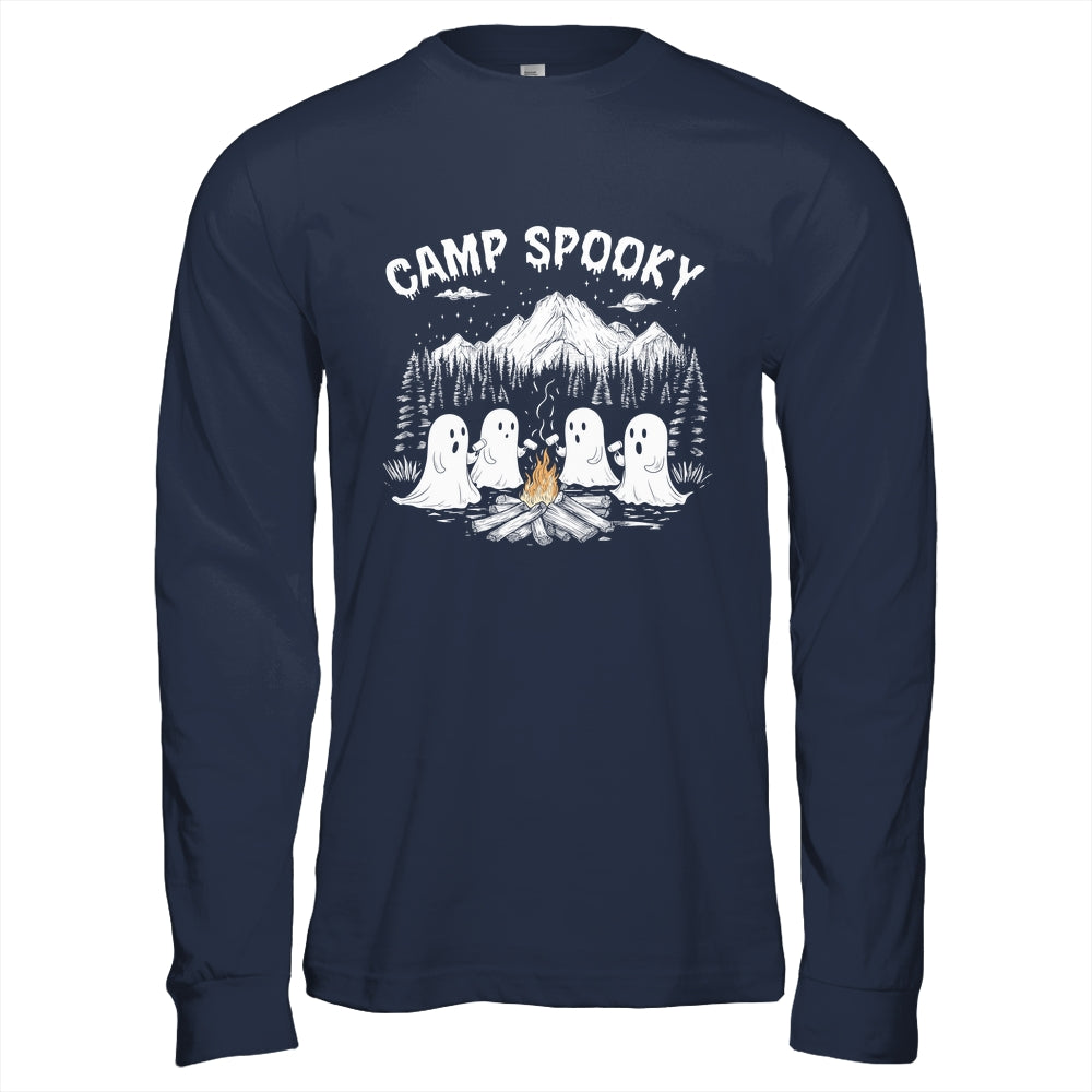 Camp Spooky Summerween Summer Halloween Cute Ghost Camping Shirt & Hoodie | teecentury