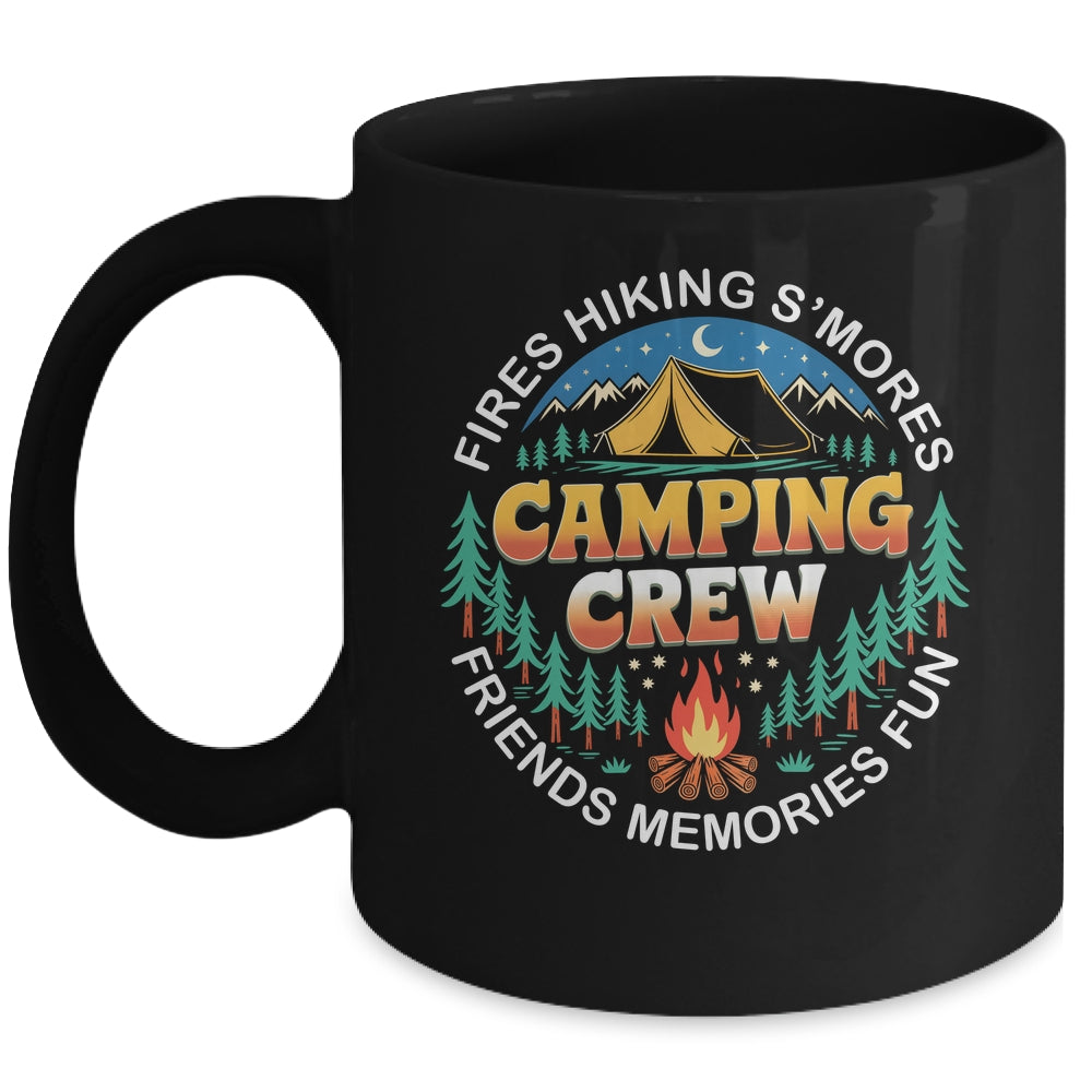 Camping Crew 2025 Family Matching Group Friends Men Women Kid Mug | teecentury