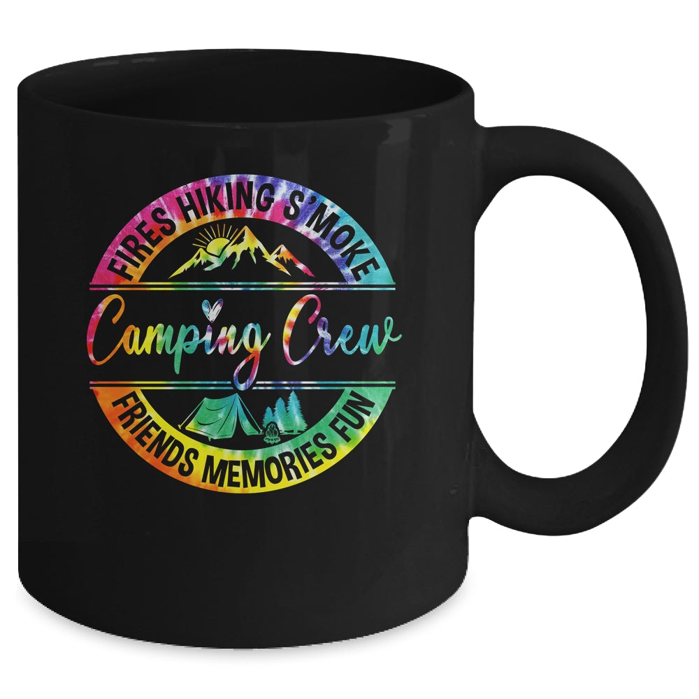 Camping Crew Funny Campfire Camping Life Happy Camper Mug | teecentury