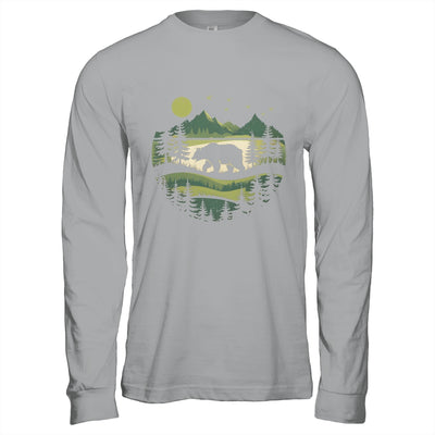 Camping Forest Hiking Nature Vintage Retro Wildlife Outdoor Shirt & Hoodie | teecentury