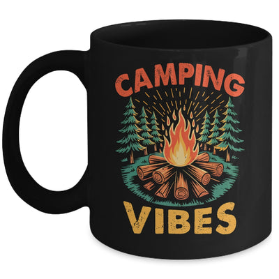 Camping Vibes Nature Lover Camper Camping Day Men Women Mug | teecentury