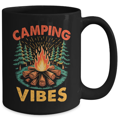 Camping Vibes Nature Lover Camper Camping Day Men Women Mug | teecentury