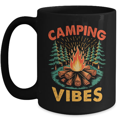 Camping Vibes Nature Lover Camper Camping Day Men Women Mug | teecentury