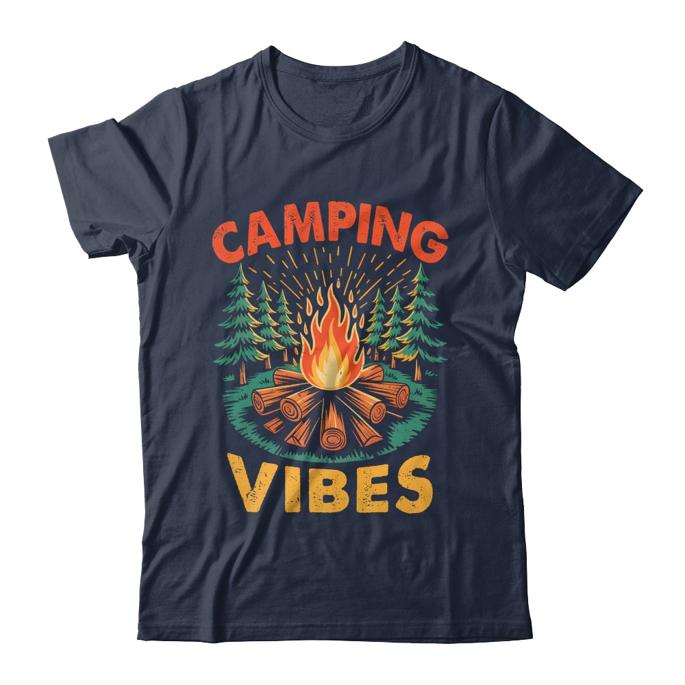 Camping Vibes Nature Lover Camper Camping Day Men Women Shirt & Tank Top | teecentury