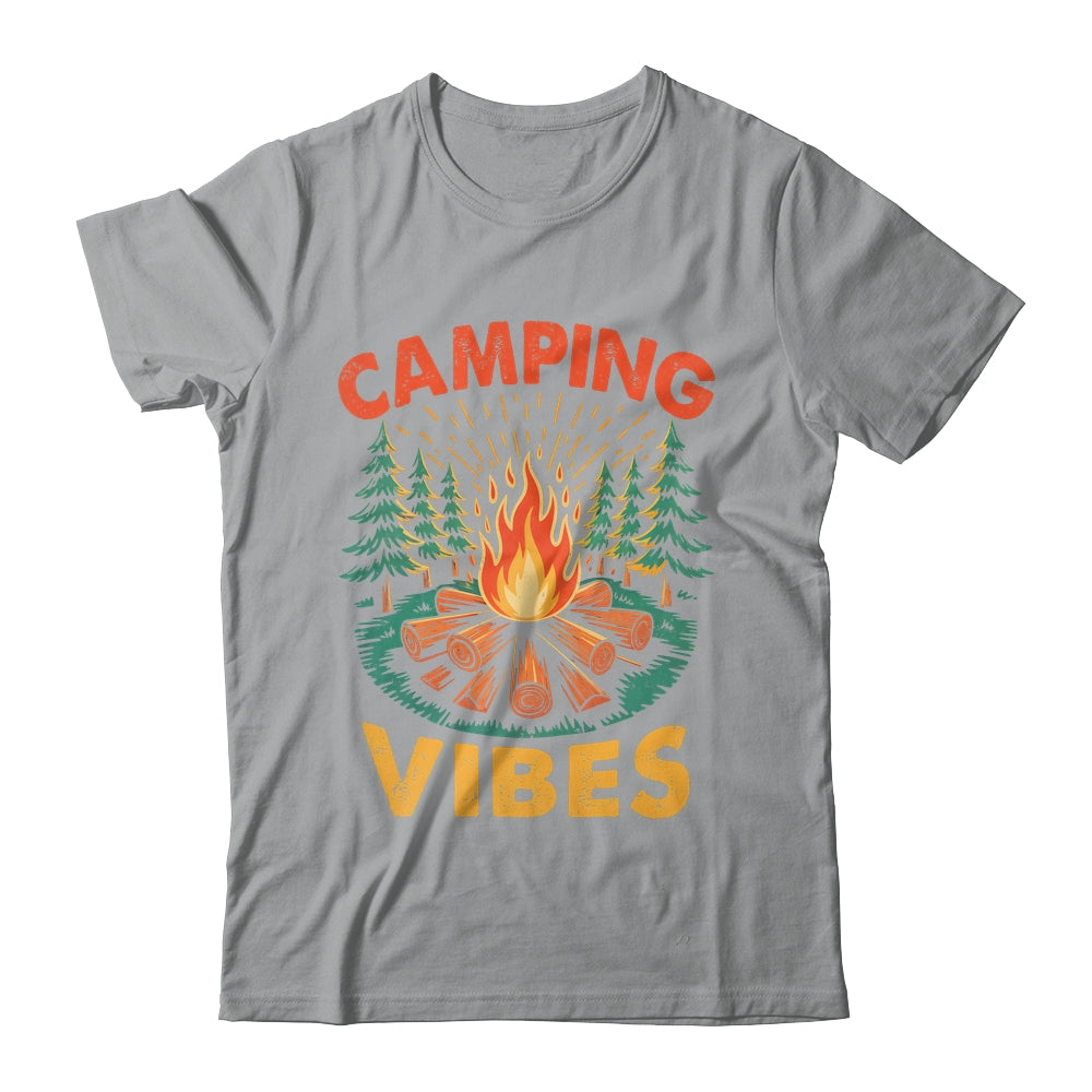 Camping Vibes Nature Lover Camper Camping Day Men Women Shirt & Tank Top | teecentury