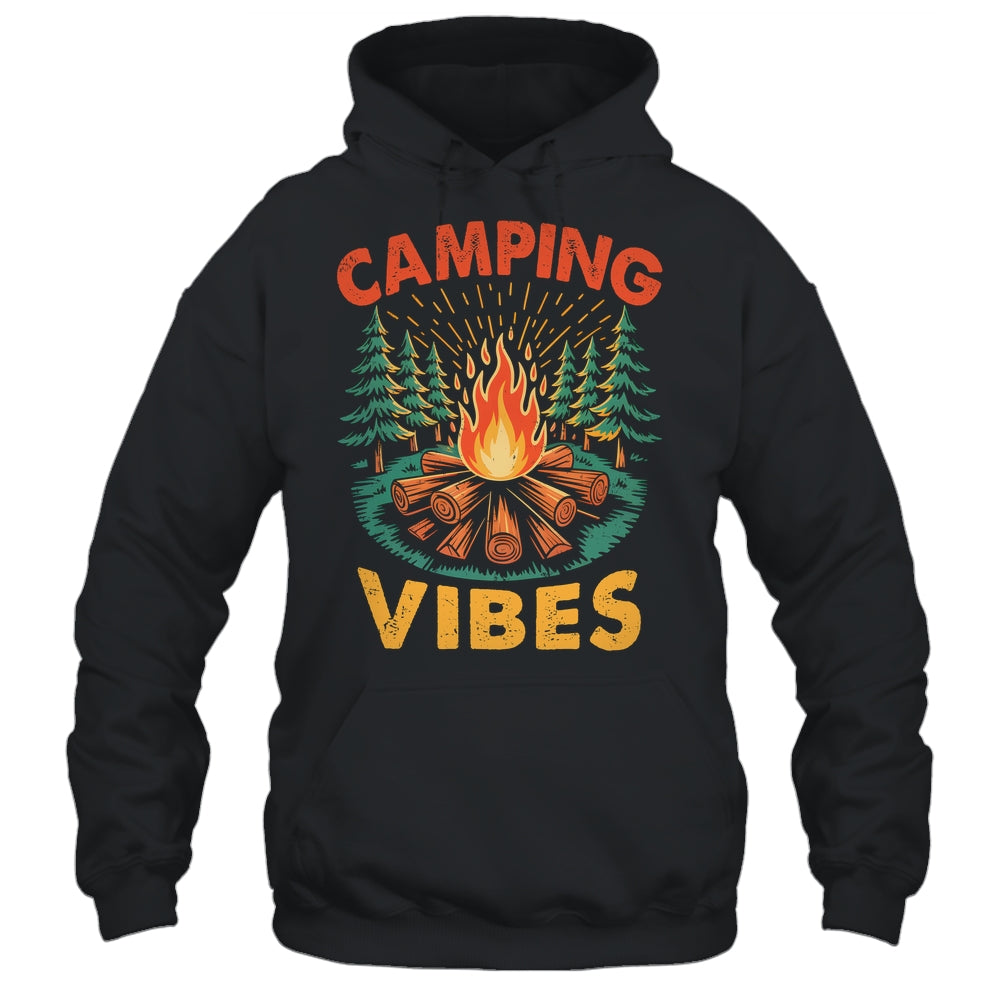 Camping Vibes Nature Lover Camper Camping Day Men Women Shirt & Tank Top | teecentury