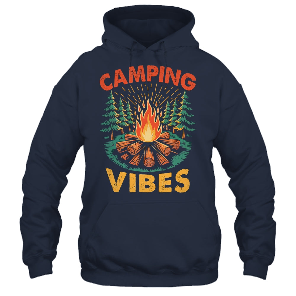Camping Vibes Nature Lover Camper Camping Day Men Women Shirt & Tank Top | teecentury