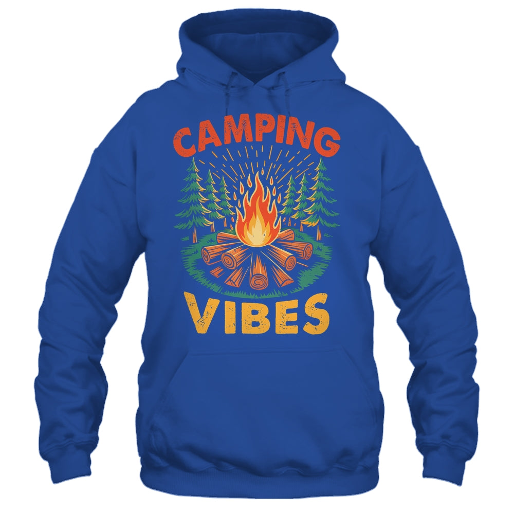 Camping Vibes Nature Lover Camper Camping Day Men Women Shirt & Tank Top | teecentury