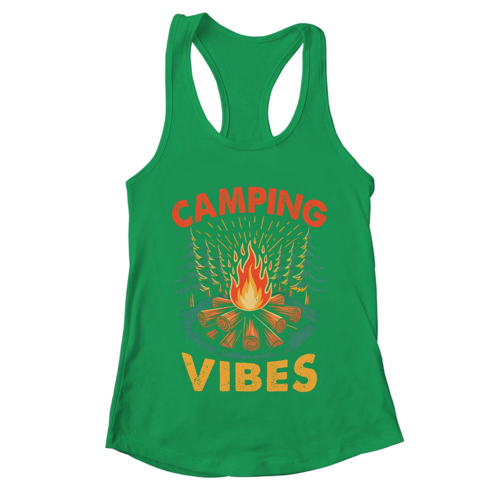 Camping Vibes Nature Lover Camper Camping Day Men Women Shirt & Tank Top | teecentury