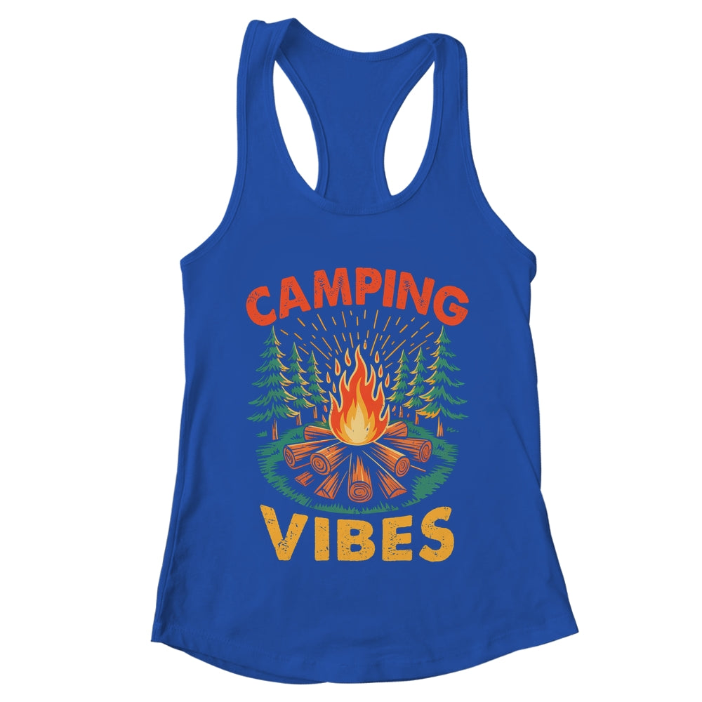 Camping Vibes Nature Lover Camper Camping Day Men Women Shirt & Tank Top | teecentury