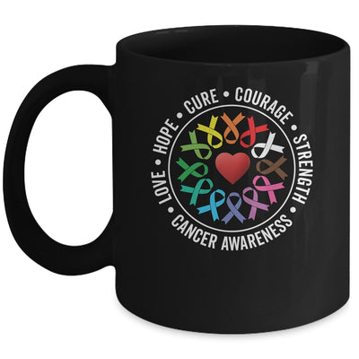 Cancer Awareness Fight Cancer All Color Support Men Women Mug | teecentury