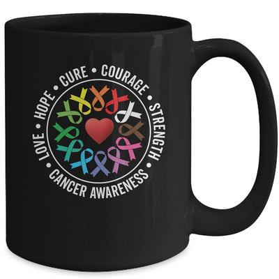 Cancer Awareness Fight Cancer All Color Support Men Women Mug | teecentury