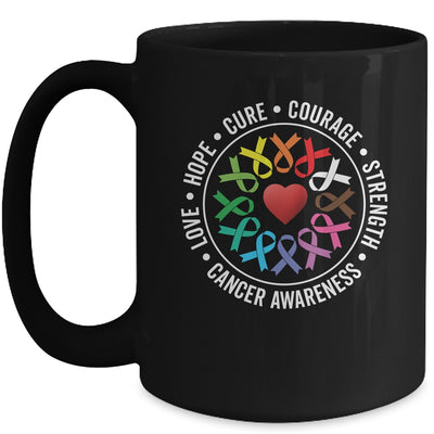 Cancer Awareness Fight Cancer All Color Support Men Women Mug | teecentury