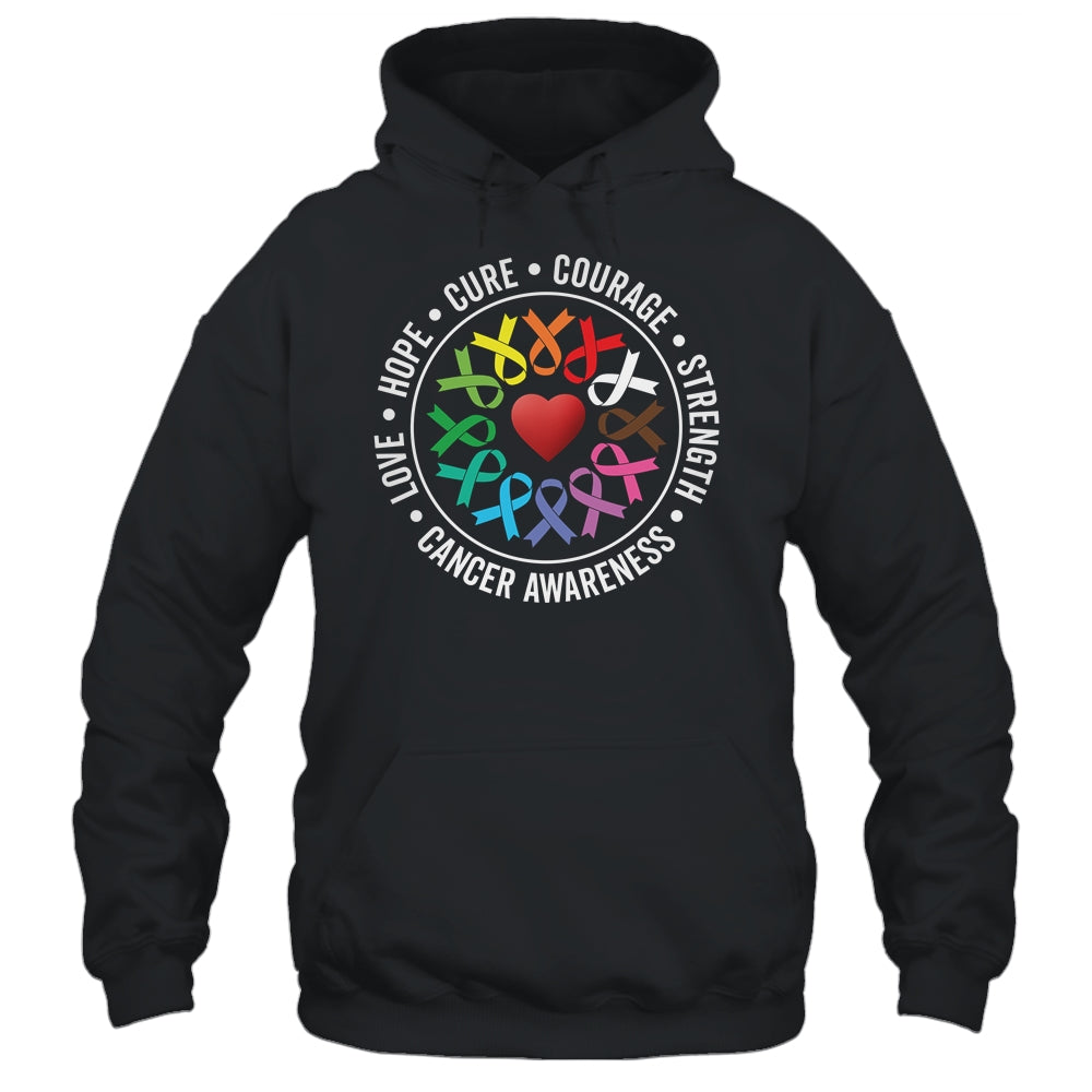 Cancer Awareness Fight Cancer All Color Support Men Women Shirt & Hoodie | teecentury