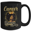 Cancer Queen Birthday Afro Girls Black Zodiac Birthday Mug | teecentury