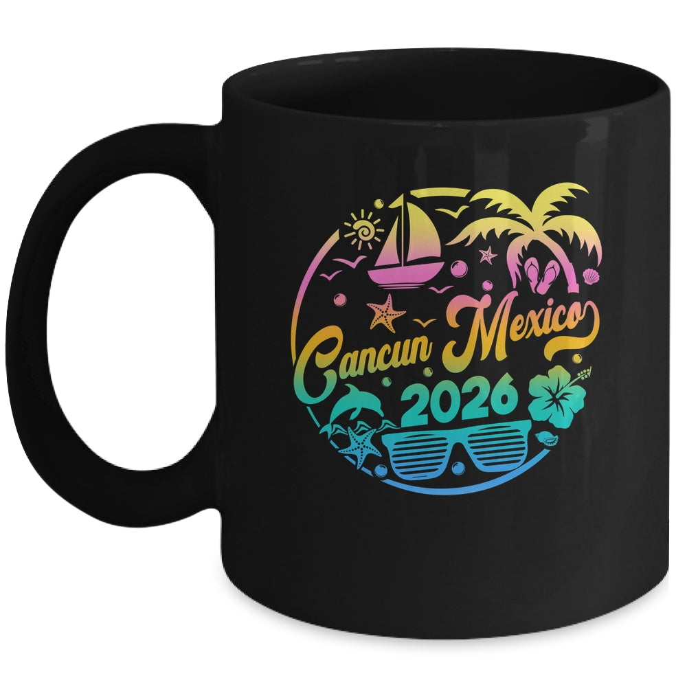 Cancun 2026 Family Vacation Beach Matching Group Mug | teecentury